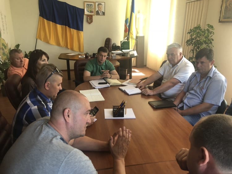 Нарада з питань реконструкції скверу Воїнам - інтернаціоналістам