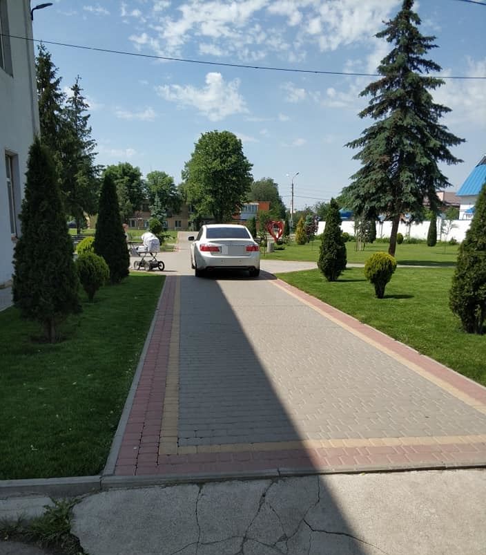 Штраф за паркування у центральному парку