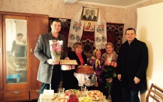 ПРИВІТАННЯ ІЗ 100 - РІЧЧЯМ