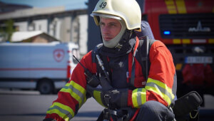 В Василькові рятувальники відпрацювали гасіння масштабної пожежі на виробництві